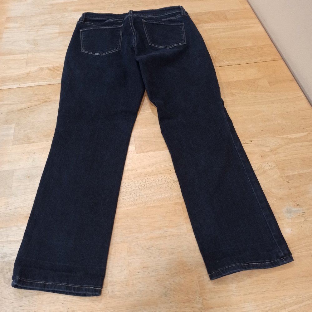 Talbots Flawless Five-Pocket PetitesJeans Women 4P Dark Blue Low Rise - Picture 10 of 16